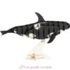 Maquette 3D en papier Orque noir et blanc - Fridolin