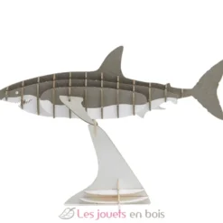 Maquette 3D en papier Requin gris - Fridolin