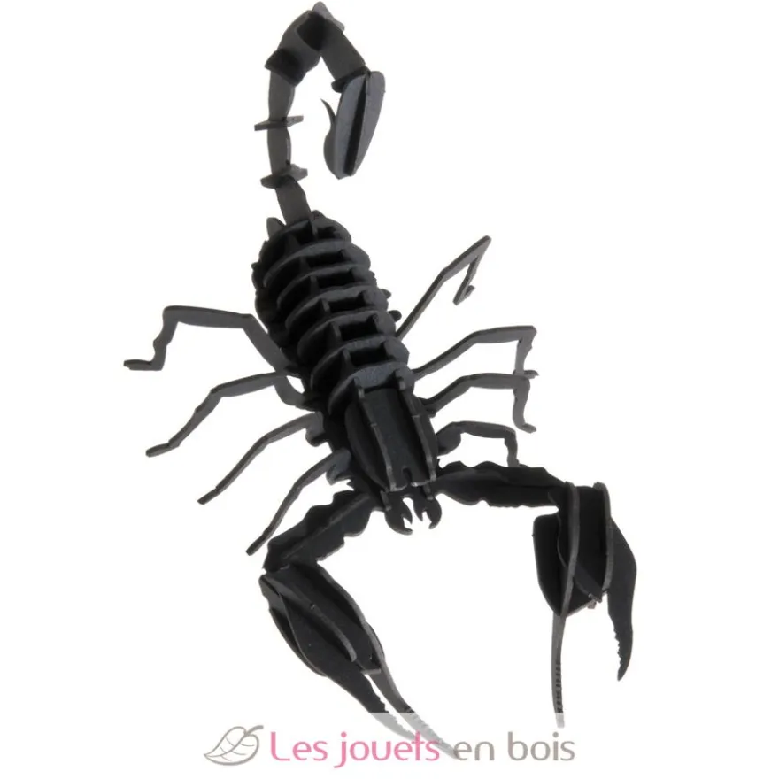 Maquette 3D en papier Scorpion noir - Fridolin