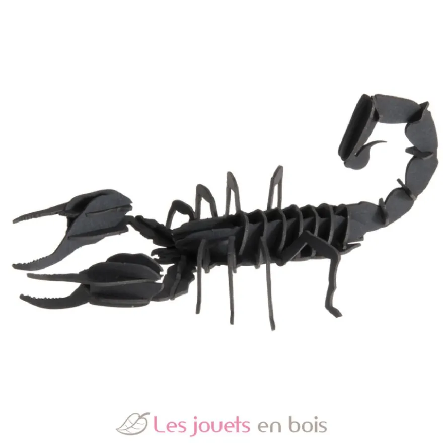 Maquette 3D en papier Scorpion noir - Fridolin