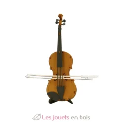 Maquette 3D en papier Violon marron - Fridolin