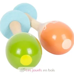 Maracas Groovy Beats beige Small Foot Compagny