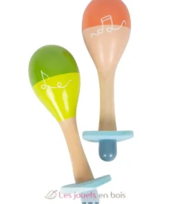 Maracas Groovy Beats beige Small Foot Compagny
