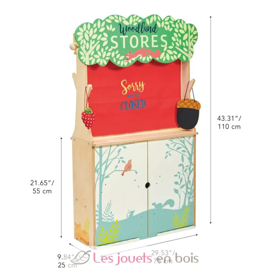 Marchande et Théâtre Woodland - Tender Leaf Toys