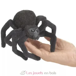 Marionnette à doigt Mini Araignée noire - Folkmanis