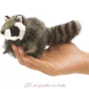 Marionnette à doigt Mini Raton laveur gris - Folkmanis
