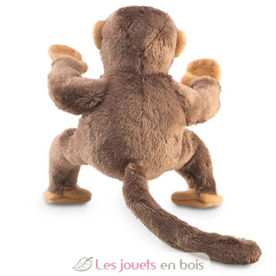 Marionnette à doigt Mini Singe marron - Folkmanis