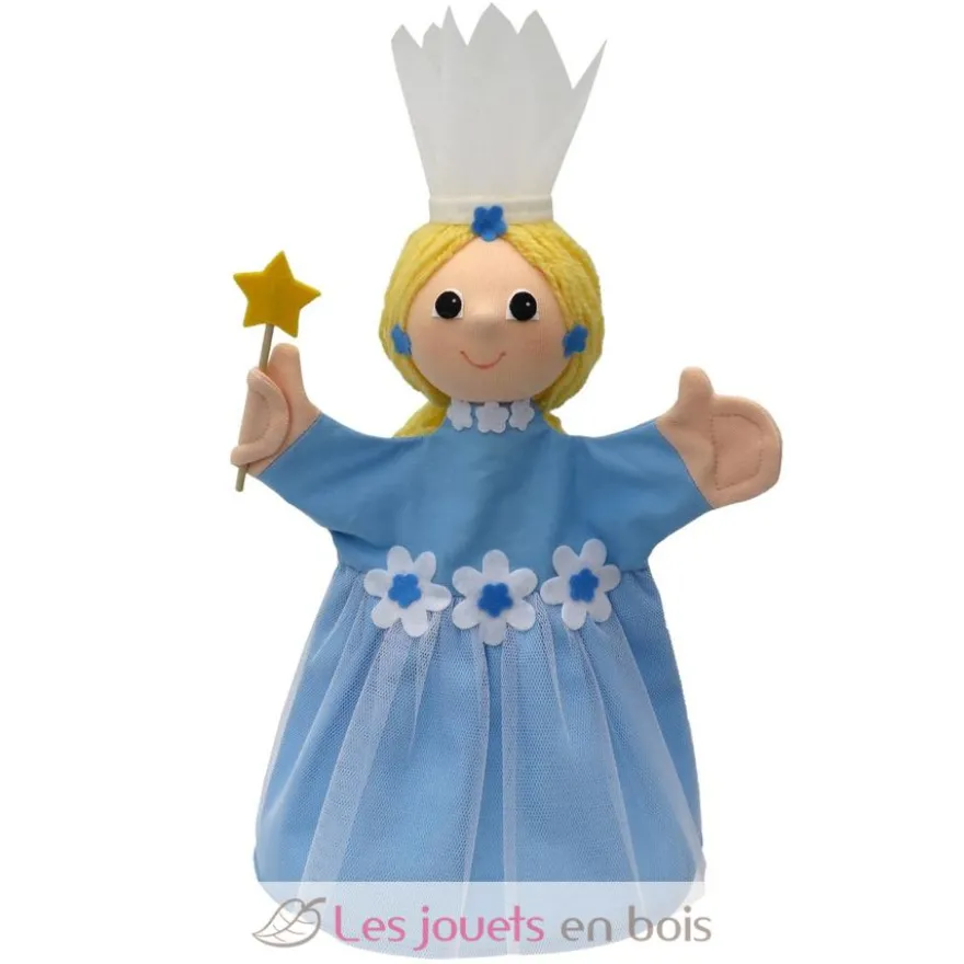 Marionnette Fée Bleue à fleurs - Mú