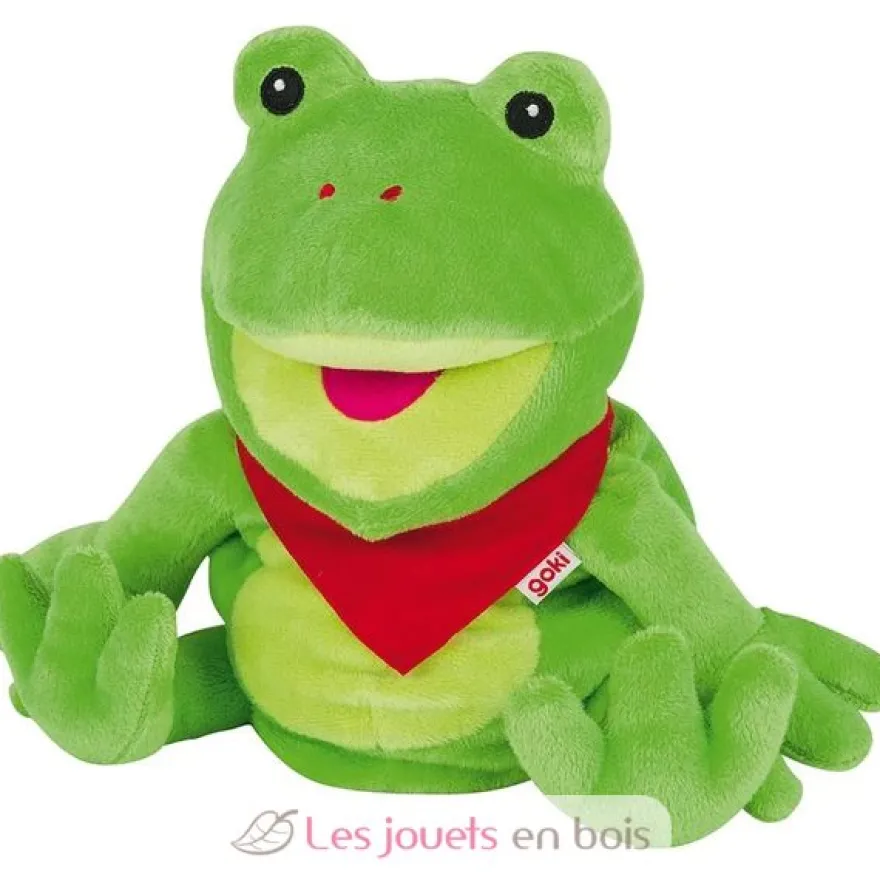 Marionnette grenouille Frilo verte - Goki