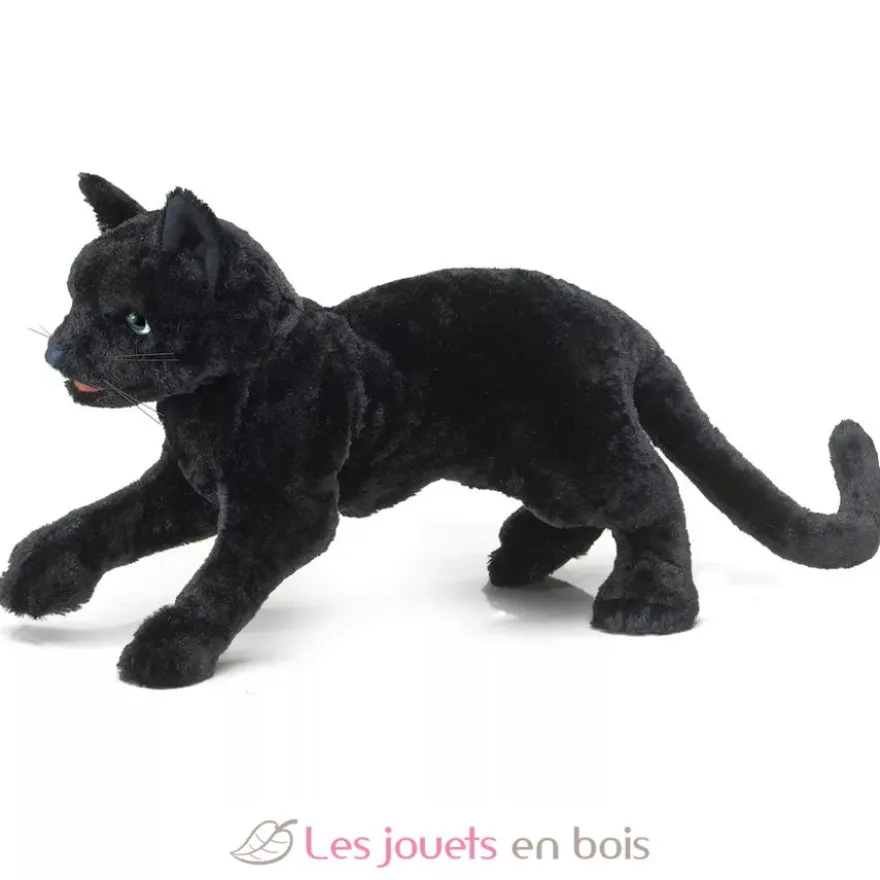 Marionnette à main Chat noir - Folkmanis