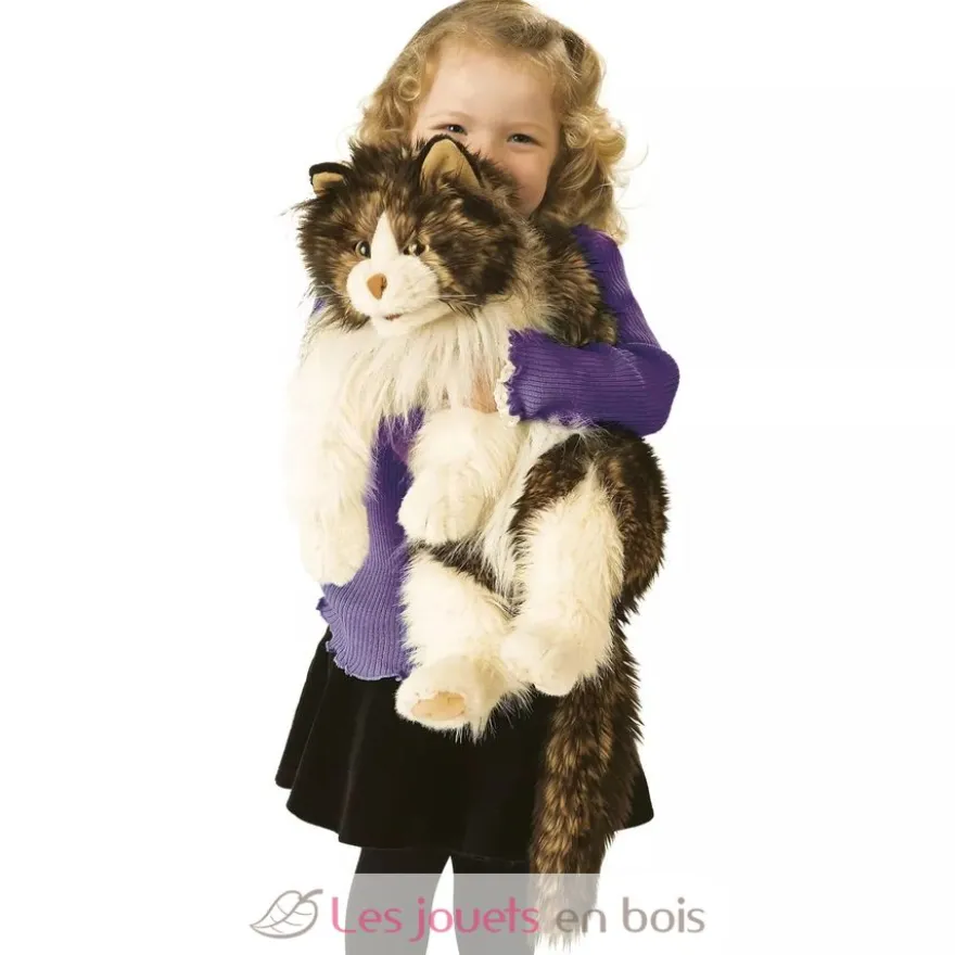 Marionnette à main Chat Ragdoll - Folkmanis