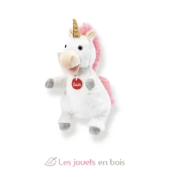 Marionnette à main Licorne blanche - Trudi