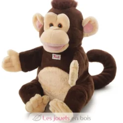 Marionnette à main Singe marron - Trudi