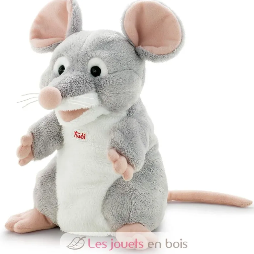 Marionnette à main Souris grise - Trudi