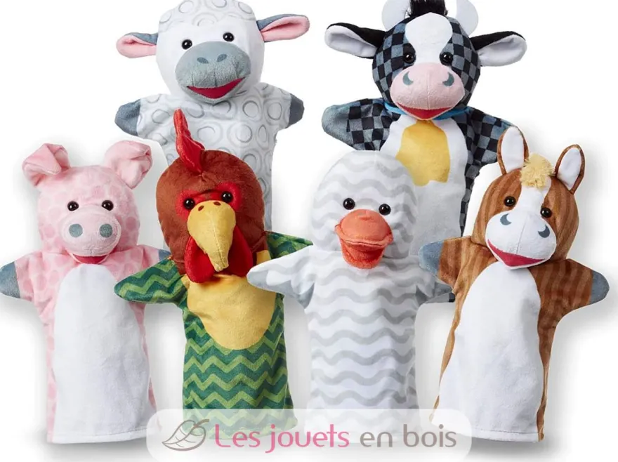 Marionnettes Animaux de la ferme - Melissa & Doug