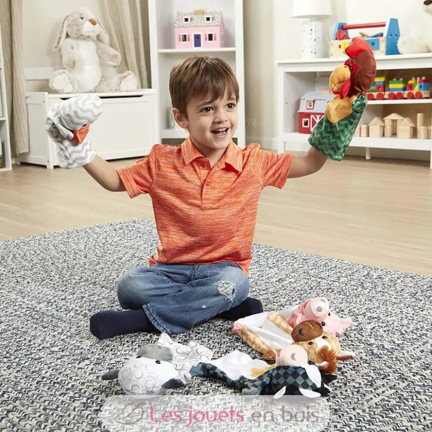 Marionnettes Animaux de la ferme - Melissa & Doug