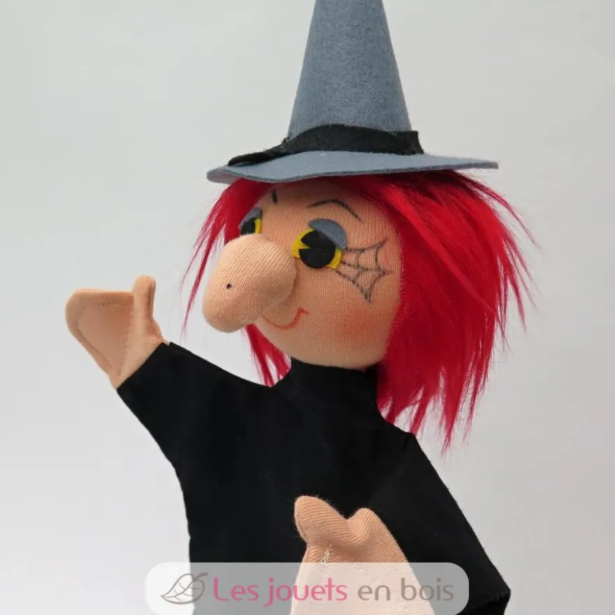 Marionnette Sorcière noire - Mú