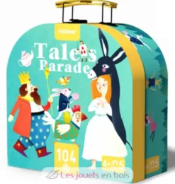 Ma Valise Puzzle Contes 104 pcs - Mideer