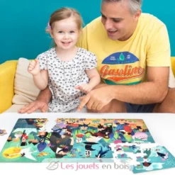 Ma Valise Puzzle Contes 104 pcs - Mideer
