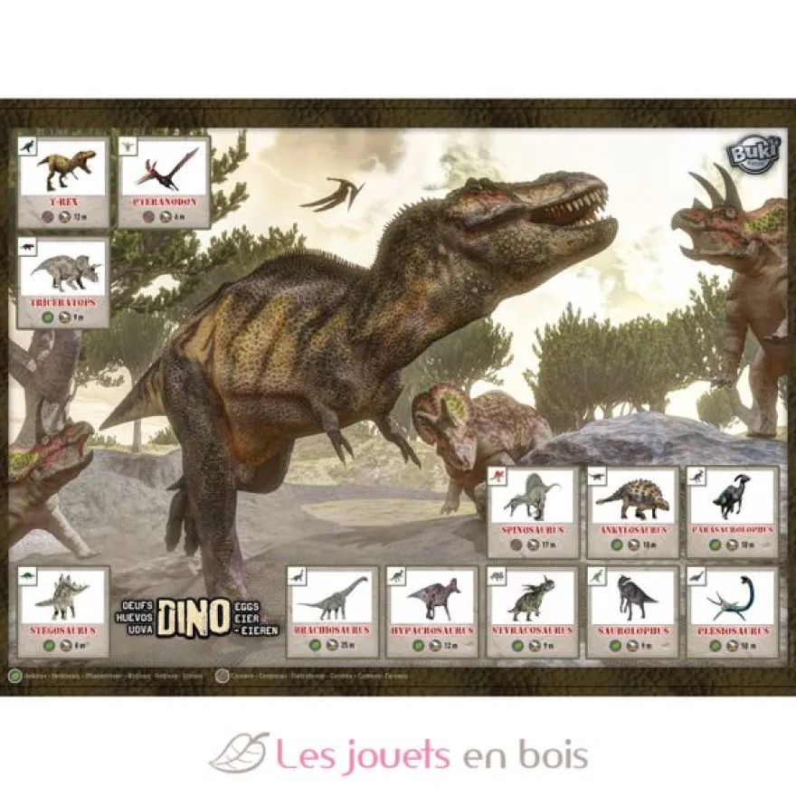Maxi pack 12 œufs dino à déterrer - Buki France