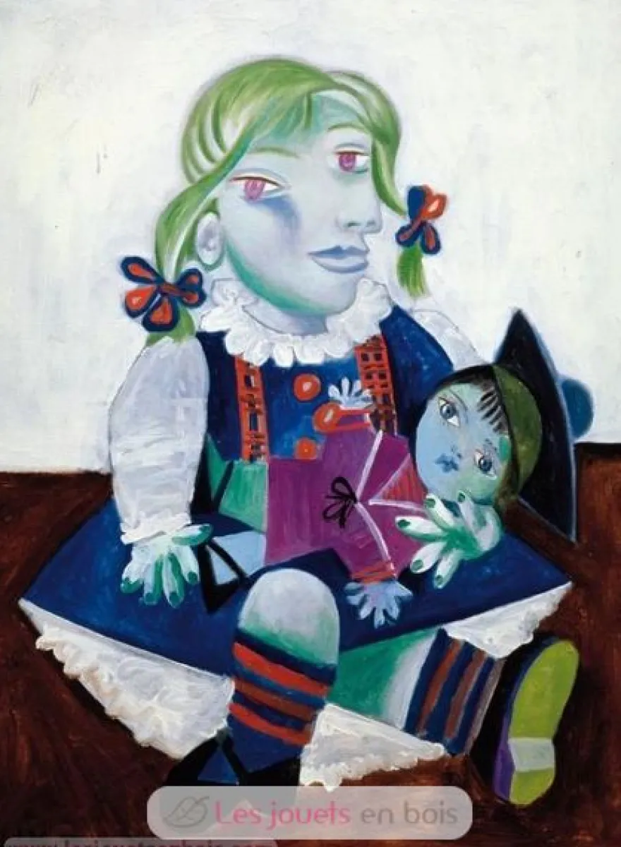Maya à la poupée de PICASSO - Puzzle Michèle Wilson