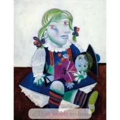 Maya à la poupée de Picasso - Puzzle Michèle Wilson