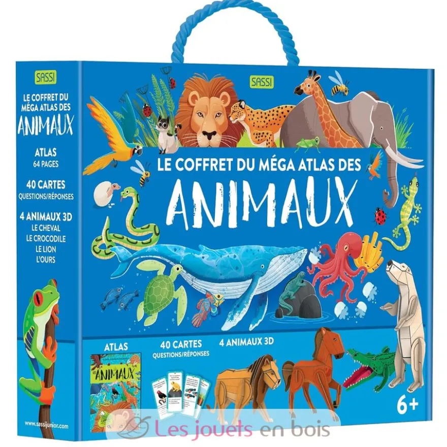 Méga Atlas des Animaux - Sassi Junior