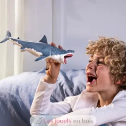 Mégalodon gris blanc Schleich