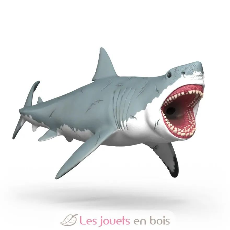 Mégalodon gris blanc Schleich