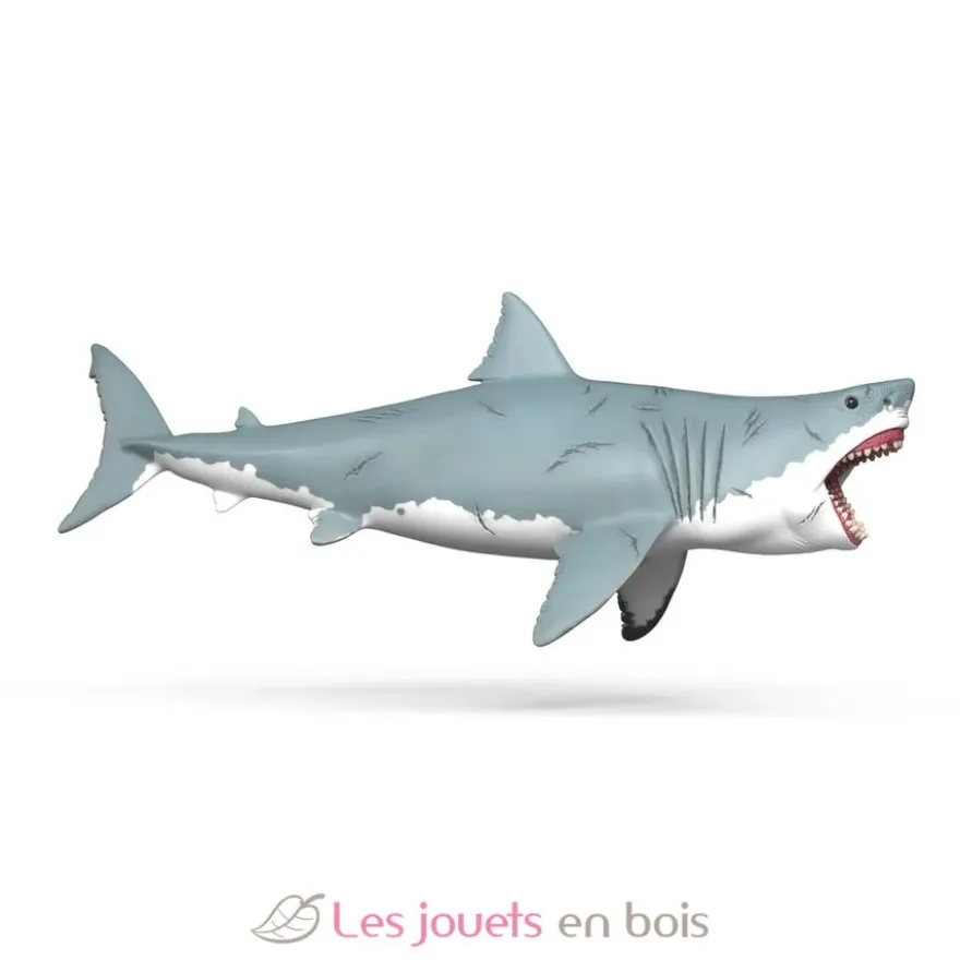 Mégalodon gris blanc Schleich