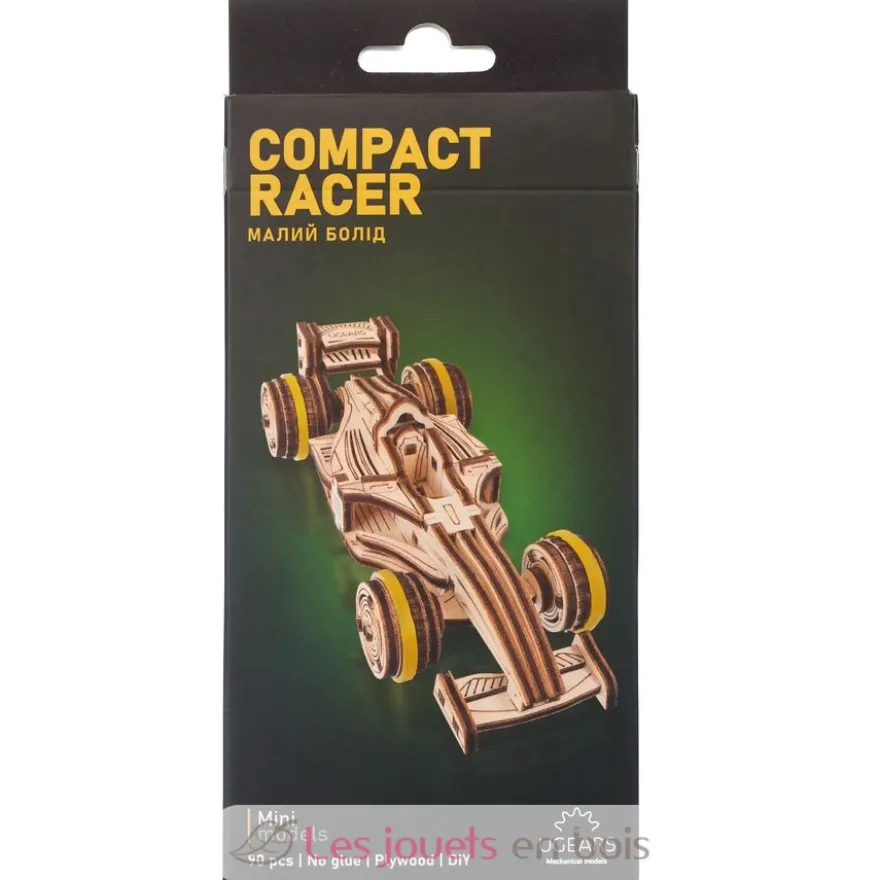 Mini bolide - Puzzle 3D mécanique en bois - Ugears