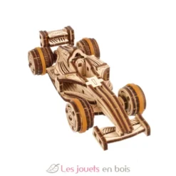 Mini bolide - Puzzle 3D mécanique en bois - Ugears