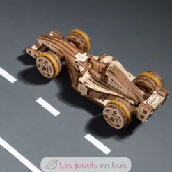 Mini bolide - Puzzle 3D mécanique en bois - Ugears