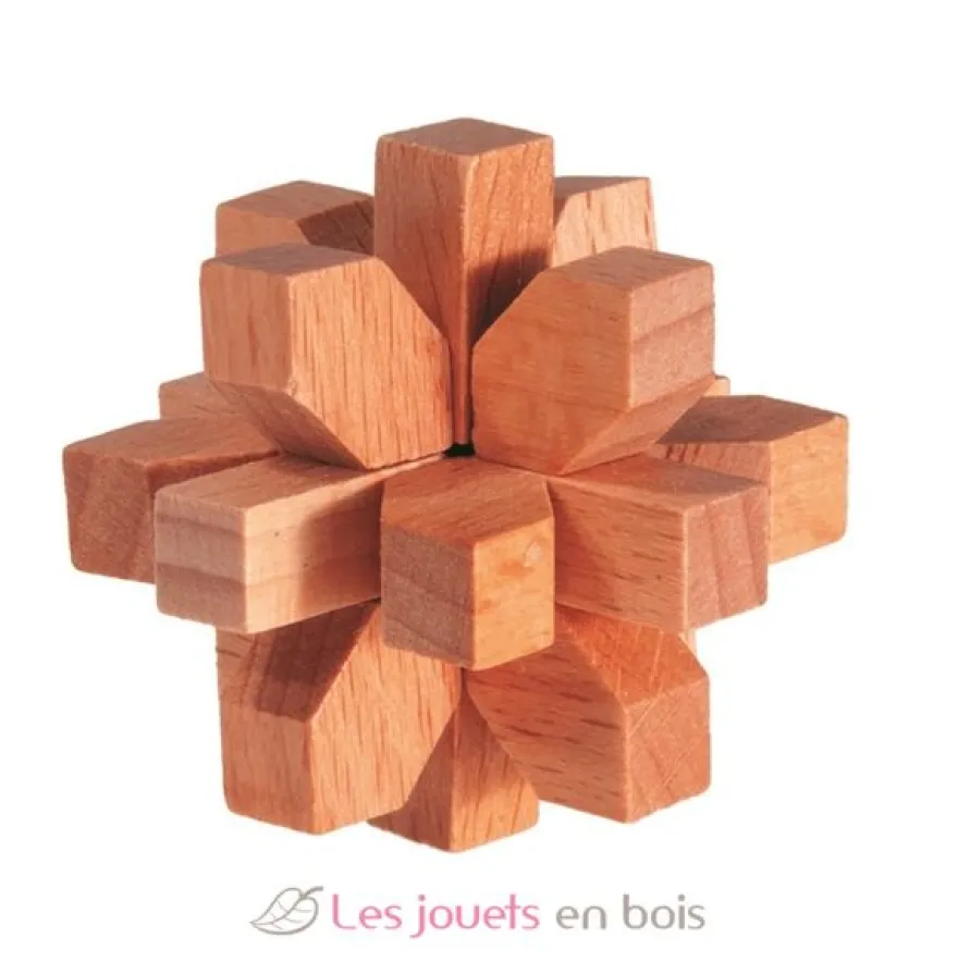 Mini casse-tête en bois Cristaux - Fridolin