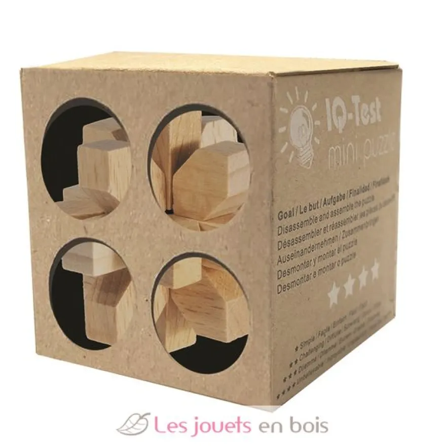 Mini casse-tête en bois Cristaux - Fridolin