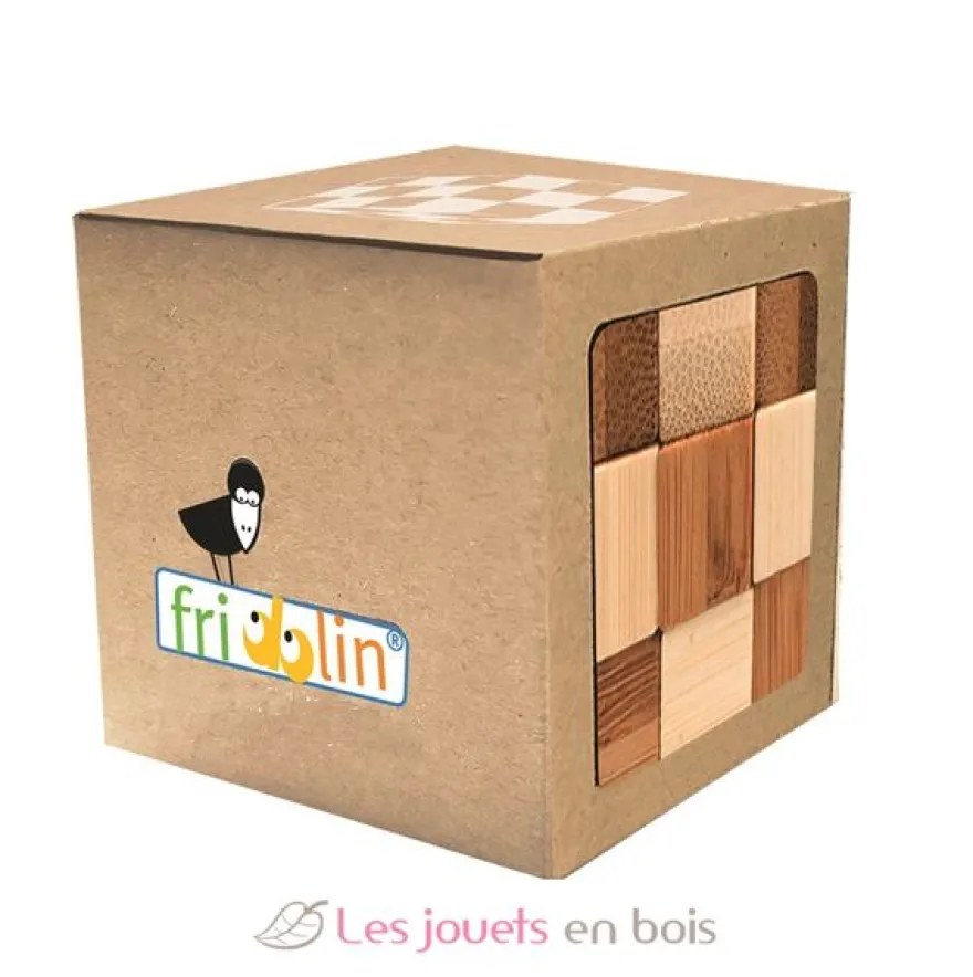 Mini casse-tête en bois Serpent - Fridolin