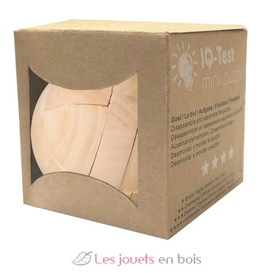 Mini casse-tête en bois Sphère - Fridolin