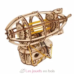 Mini Dirigeable Steampunk - Puzzle 3D mécanique en bois - Ugears