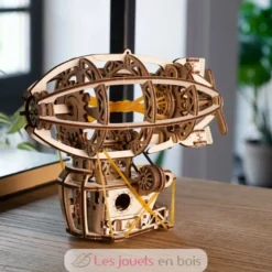 Mini Dirigeable Steampunk - Puzzle 3D mécanique en bois - Ugears