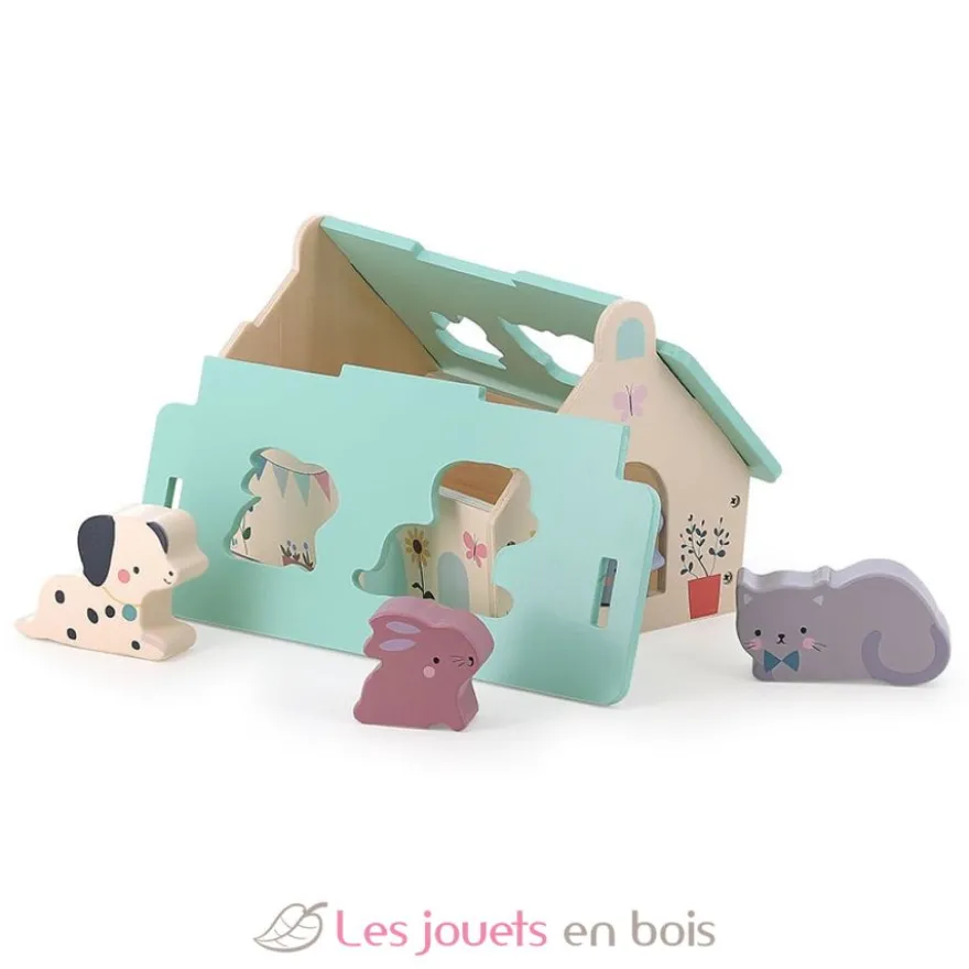 Mini ferme des formes en bois - Vilac