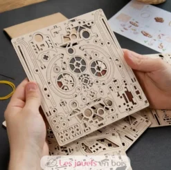 Mini Hélicoptère - Puzzle 3D mécanique en bois - Ugears