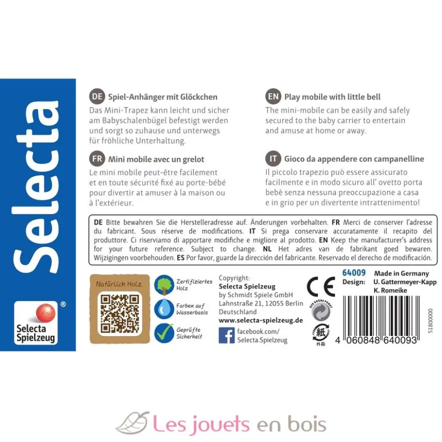 Mini portique - Etoile rose - Selecta