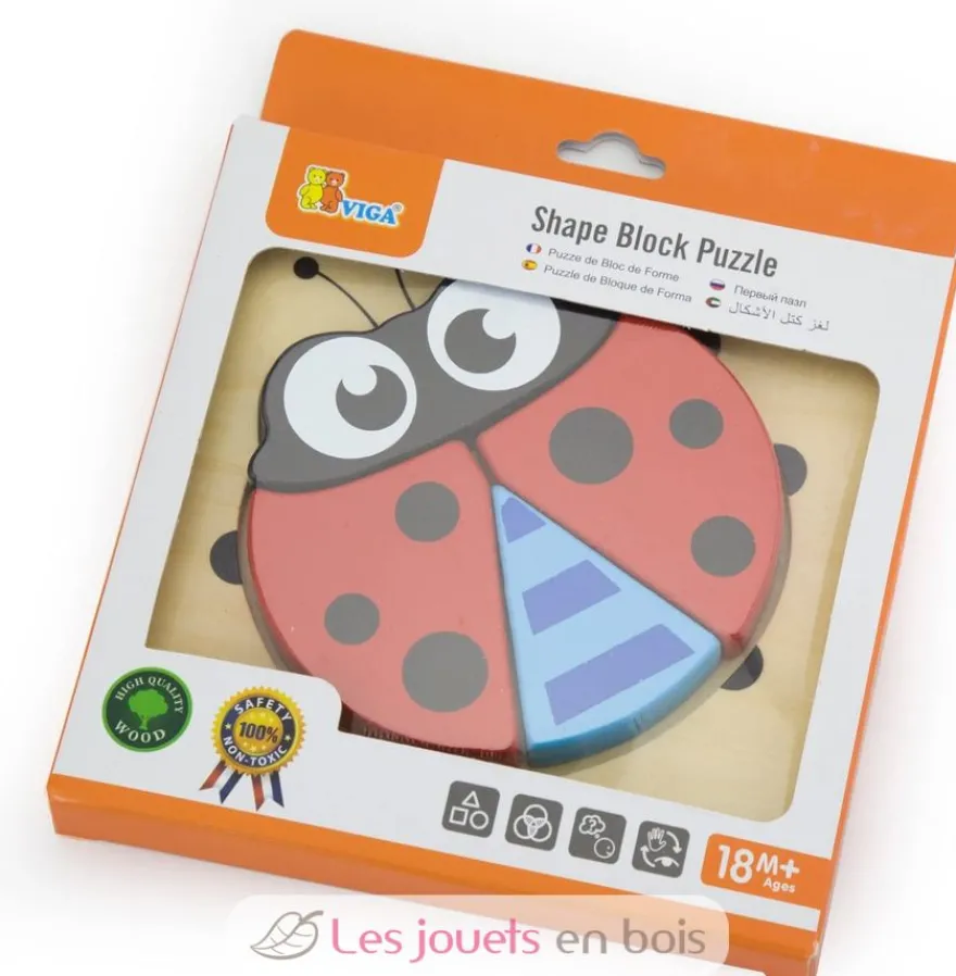 Mini Puzzle Coccinelle - Viga Toys
