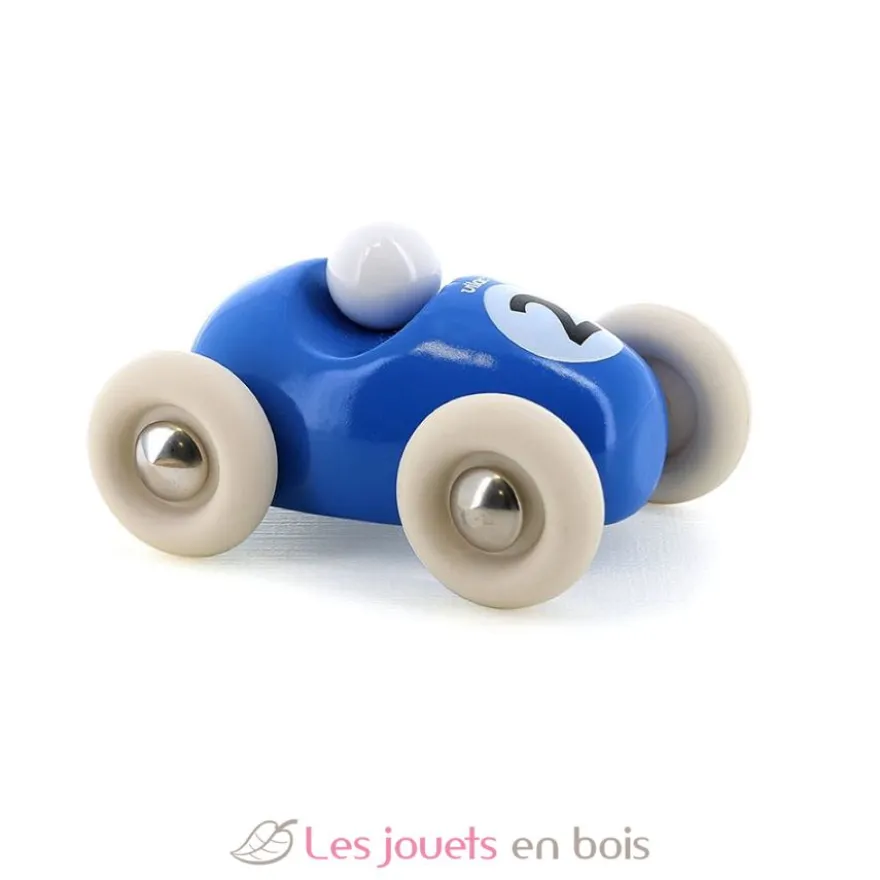 Mini roadster en bois bleu - Vilac