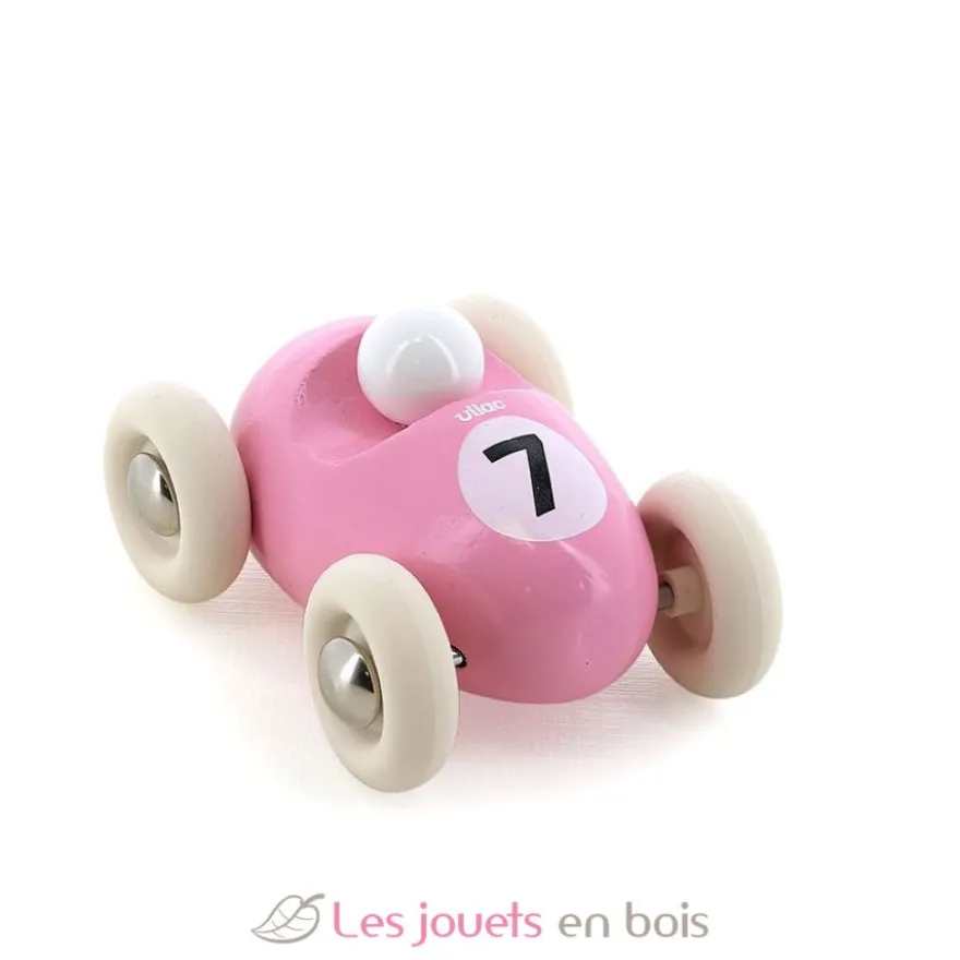 Mini roadster en bois rose - Vilac