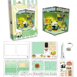 Mini scène Kawaii à créer - Chibi Box Panda - Dès 8 ans - Sycomore