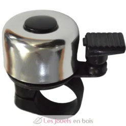 Mini sonnette de vélo argentée - Kiddimoto
