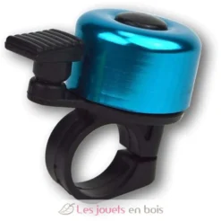 Mini sonnette de vélo bleue - Kiddimoto