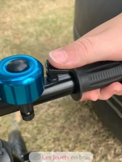 Mini sonnette de vélo bleue - Kiddimoto
