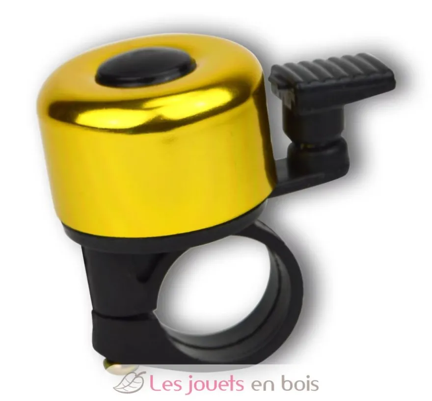 Mini sonnette de vélo dorée - Kiddimoto